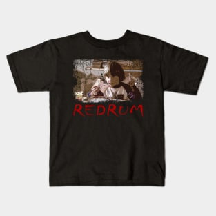 Redrum Legacy Celebrate the Psychological Thrills and Iconic Twists of Shining's Chilling Story on a Tee Kids T-Shirt